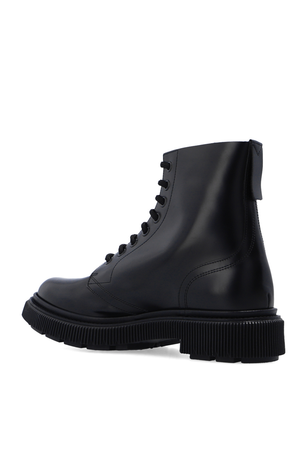White Downtown leather sneakers | PRADA